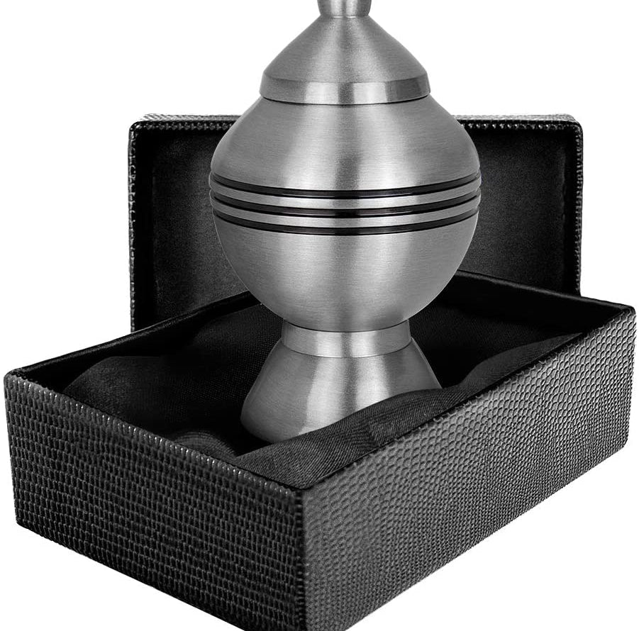 Eternal Hope Pewter Chalice Small Keepsake Urn for Human Ashes- Qnty 1 - w Case
