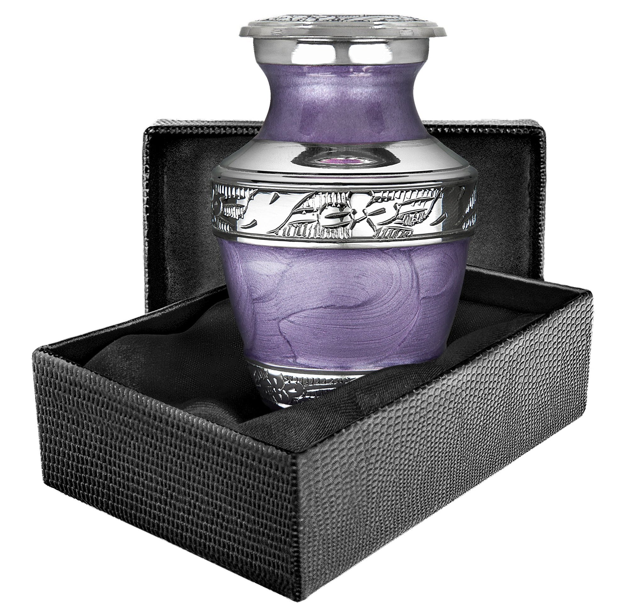 Eternal Peace Lovely Lavender Small Keepsake Urn for Human Ashes - Qnty 1