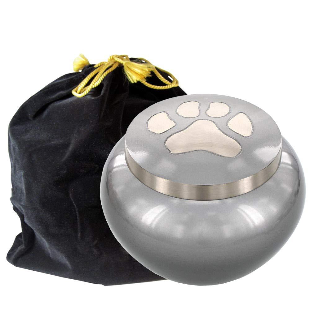 FOREVER FRIENDS SILVER PET URNS FOR DOGS AND CATS ASHES