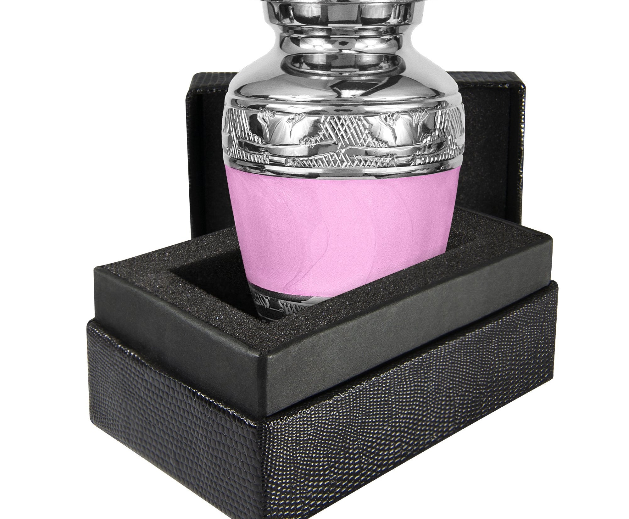 Hugs and Kisses Beautiful Light Pink Small Keepsake Urn for Human Ashes - Qnty 1