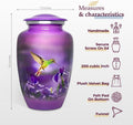 Hummingbird Adult Large Cremation Urn for Human Ashes