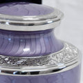 Extra Large Lavender Cremation Urn for Human Ashes Up to 330 Pounds