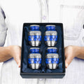 Forever Remembered Classic Blue Mini Cremation Urns for Human Ashes