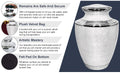 Everlasting Love White Adult Cremation Urn For Human Ashes