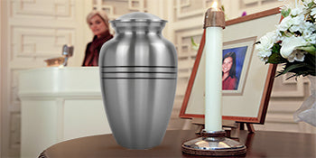 Pewter Adult Cremation Urn for Human Ashes