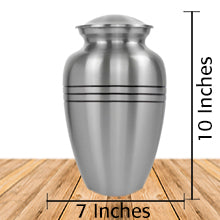 Pewter Adult Cremation Urn for Human Ashes