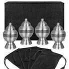 Eternal Hope Pewter Chalice Small Keepsake Urns for Human Ashes - Set of 4 - w Case