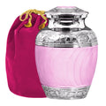 Hugs and Kisses Beautiful Light Pink Child's Urn for Human Ashes - w Velvet Bag